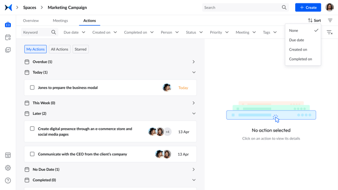 Group Dashboard - Actions-min